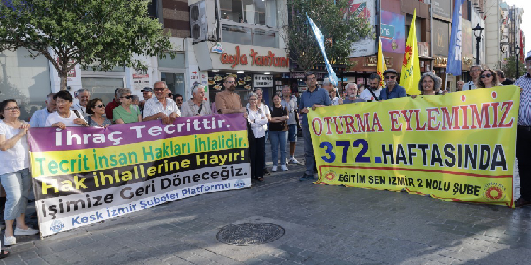 KHK eylemi 372’nci haftasında: Gezi mücadelesi yaşıyor KHK eylemi 372’nci haftasında: Gezi mücadelesi yaşıyor