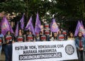 Kadınlar bakanlık önünde: Nafaka hakkı yaşam hakkıyla bağlantılı