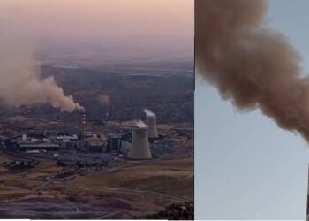 Silopi Termik Santrali’nden yükselen duman doğayı zehirliyor