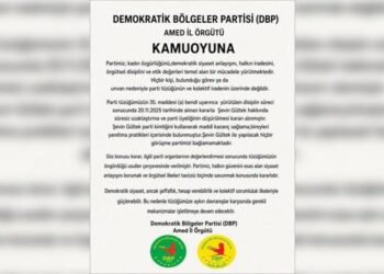 DBP’den Şevin Gültek için açıklama DBP’den Şevin Gültek için açıklama