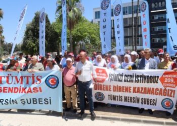 Mersin Limanı işçileri 209 gündür nöbette