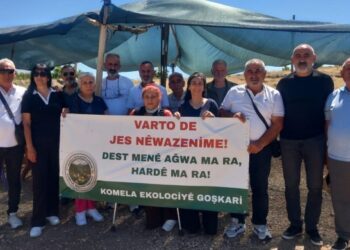 Gimgim’daki JES nöbetine Amed’den destek ziyareti