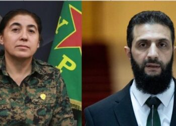 YPJ Komutanlık üyesi Newroz Ehmed, Şara ile görüştü