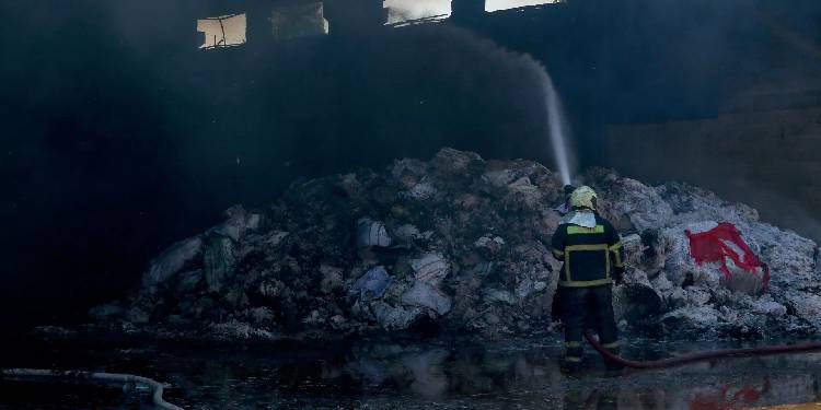 Gaziantep’te fabrika yangını Gaziantep’te fabrika yangını