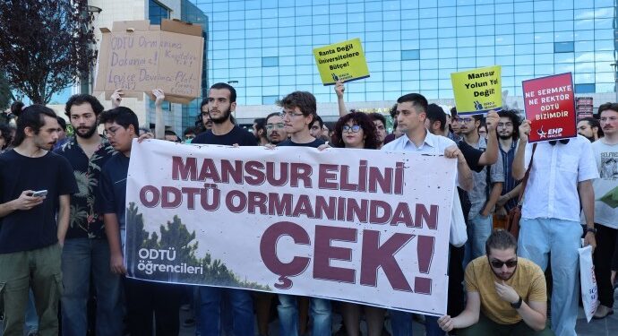 ODTÜ öğrencilerinden ABB’ye ‘rant yolu’ tepkisi