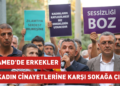 “Utancımızdır”: Amed’de Erkekler Kadın Cinayetlerine Karşı Sokağa Çıktı