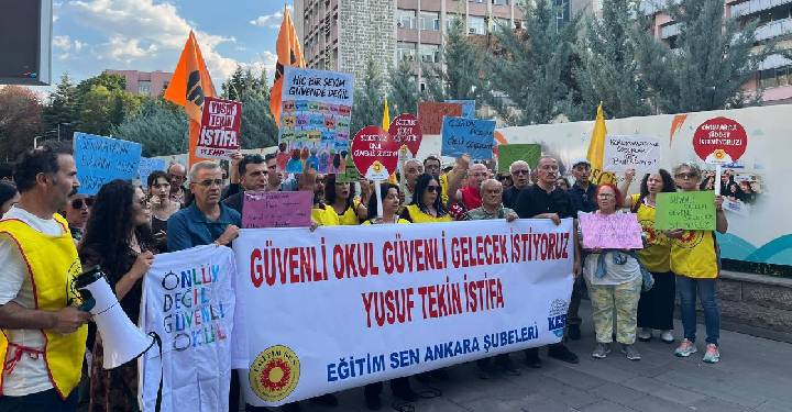 Güvenlik protokolünden bir gün sonra okul saldırısı: Öğretmenlerden Yusuf Tekin’e istifa çağrısı