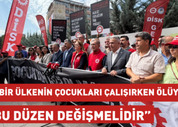 DİSK Genel Başkanı Arzu Çerkezoğlu: Bir ülkenin çocukları çalışırken ölüyorsa bu düzen değişmelidir DİSK Genel Başkanı Arzu Çerkezoğlu: Bir ülkenin çocukları çalışırken ölüyorsa bu düzen değişmelidir