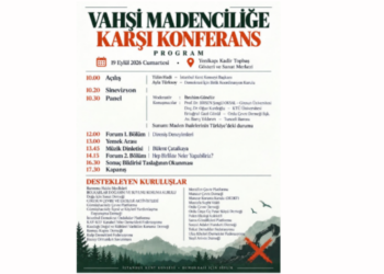 Vahşi Madenciliğe Karşı Konferans’ın sonuç bildirgesi yayınlandı. Vahşi Madenciliğe Karşı Konferans’ın sonuç bildirgesi yayınlandı.