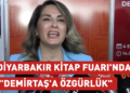 Diyarbakır Kitap Fuarı’nda “Demirtaş’a Özgürlük” Sloganları Diyarbakır Kitap Fuarı’nda “Demirtaş’a Özgürlük” Sloganları