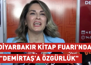 Diyarbakır Kitap Fuarı’nda “Demirtaş’a Özgürlük” Sloganları
