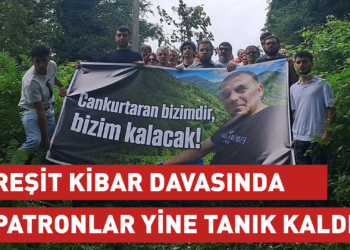 Reşit Kibar davasında patronlar yine tanık kaldı