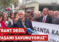 Arslan Apartmanı önünde açıklama: Rant değil yaşamı savunuyoruz