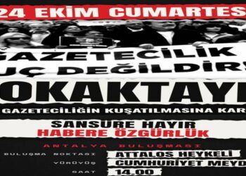 Gazeteciler 24 Ekim’de sokağa çıkıyor: “Sansüre hayır, habere özgürlük!”